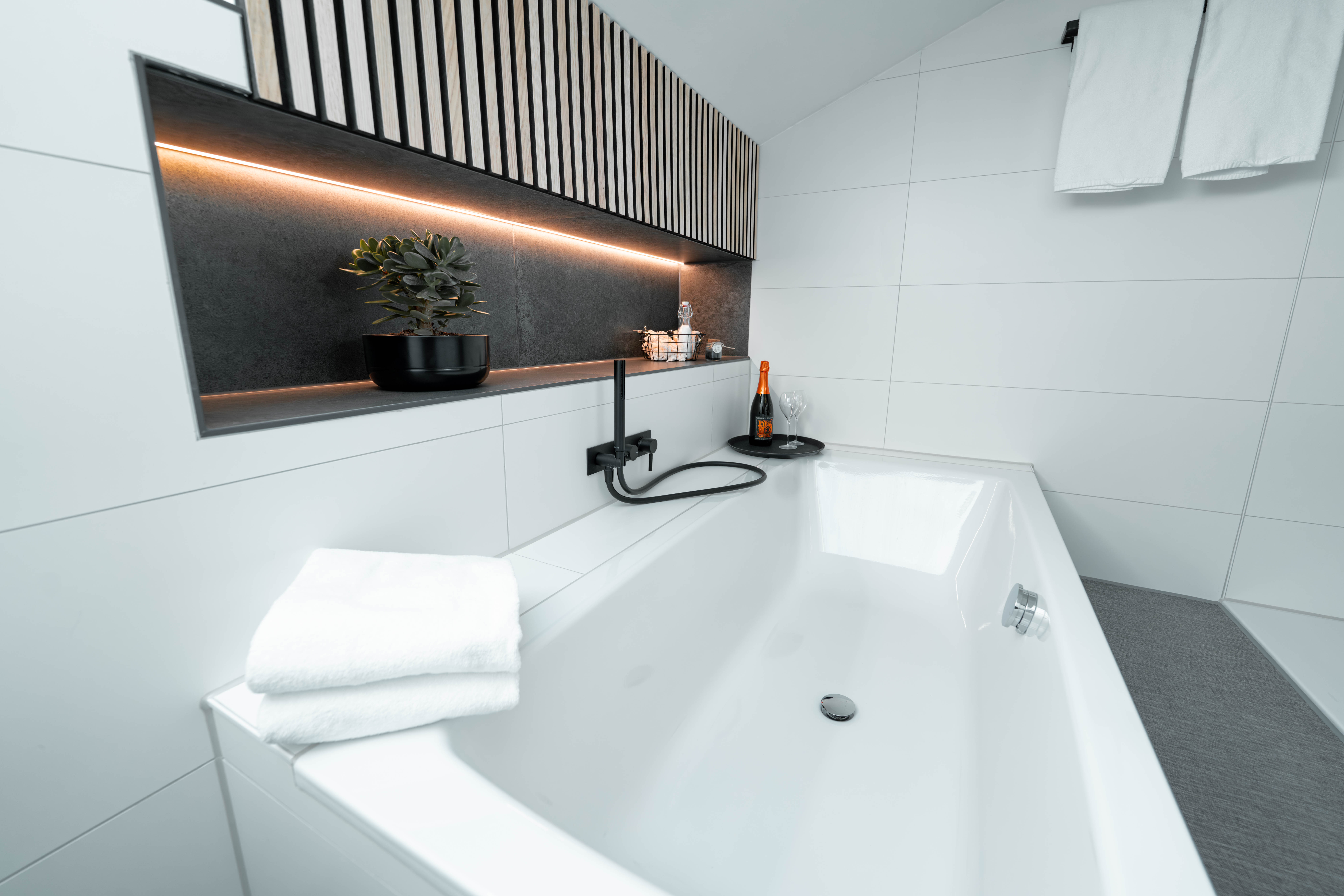 Apartment mit Schreibtisch, Küche und Südbalkon